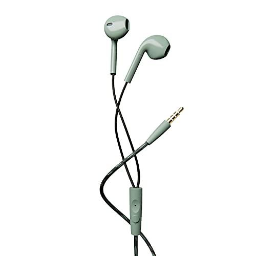 boat bassheads 105 wired in ear earphones with mic (green)
