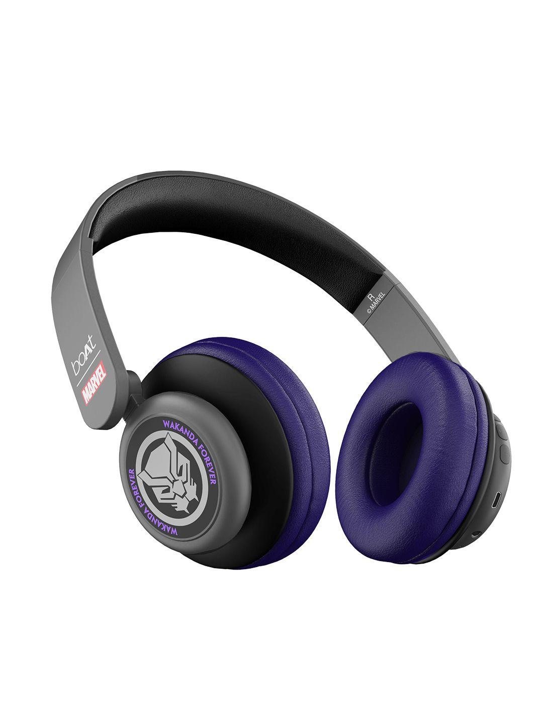 boat rockerz 450 m marvel edition wireless headphone - king's purple