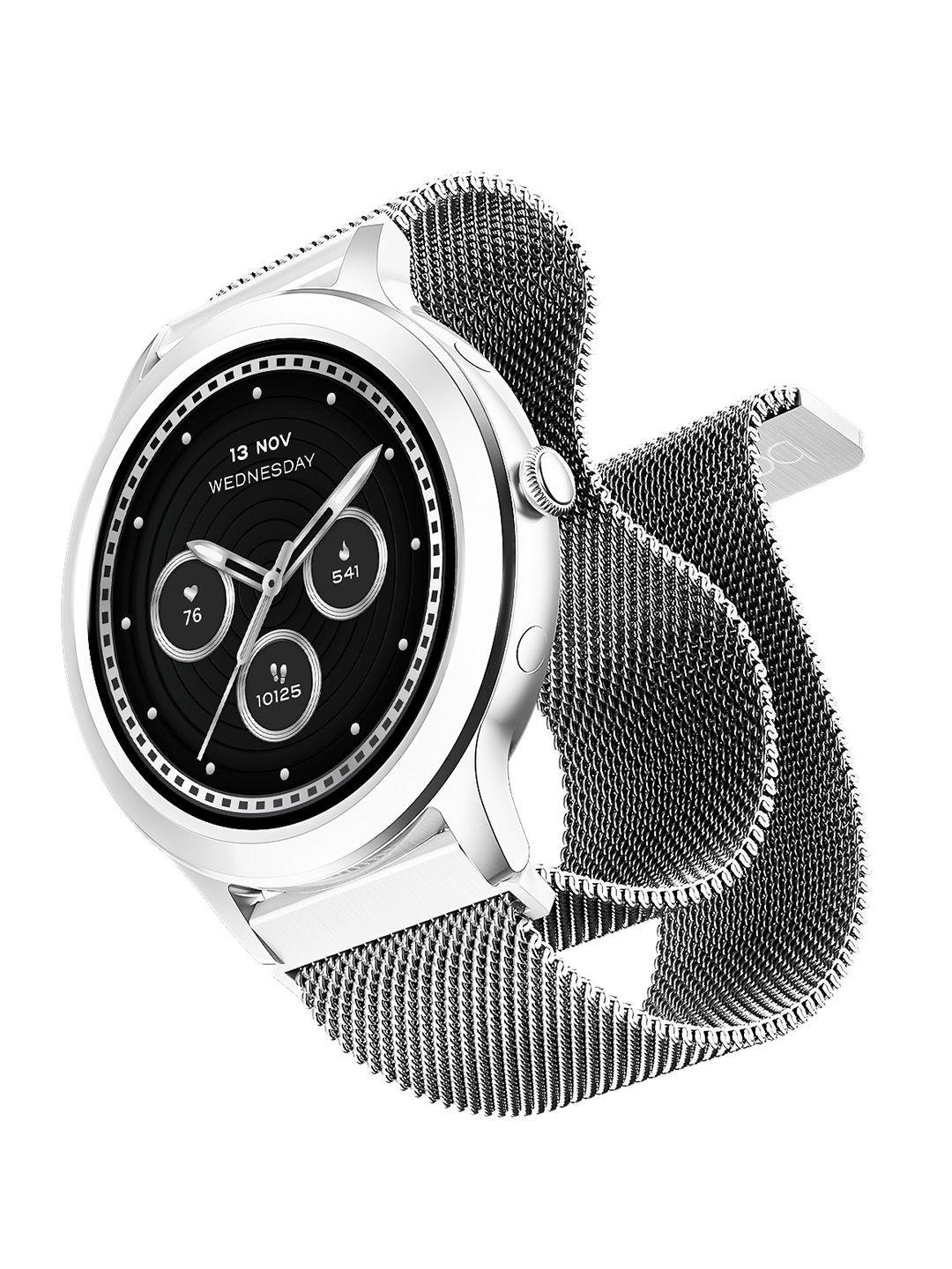 boat silver-toned enigma r32 smart watch