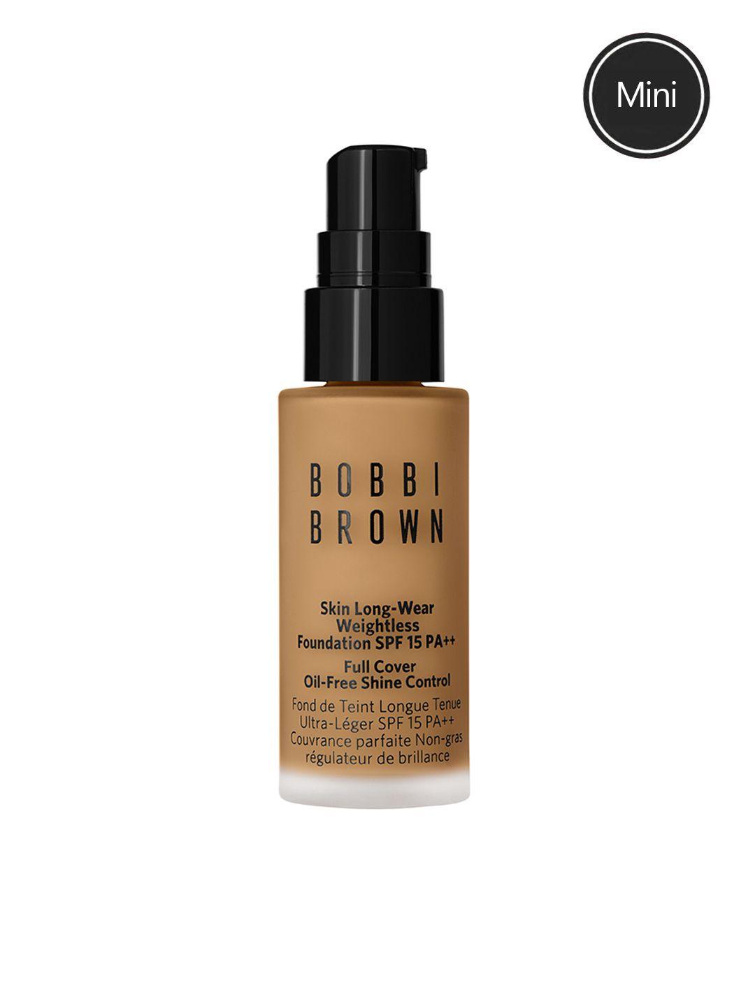 bobbi brown mini skin long-wear spf 15 weightless foundation 13 ml - honey