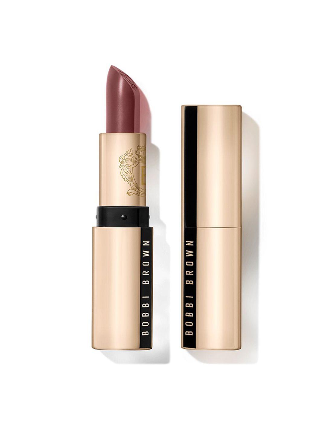 bobbi brown paraben-free bold moisture infused luxe lip color lipstick - downtown plum