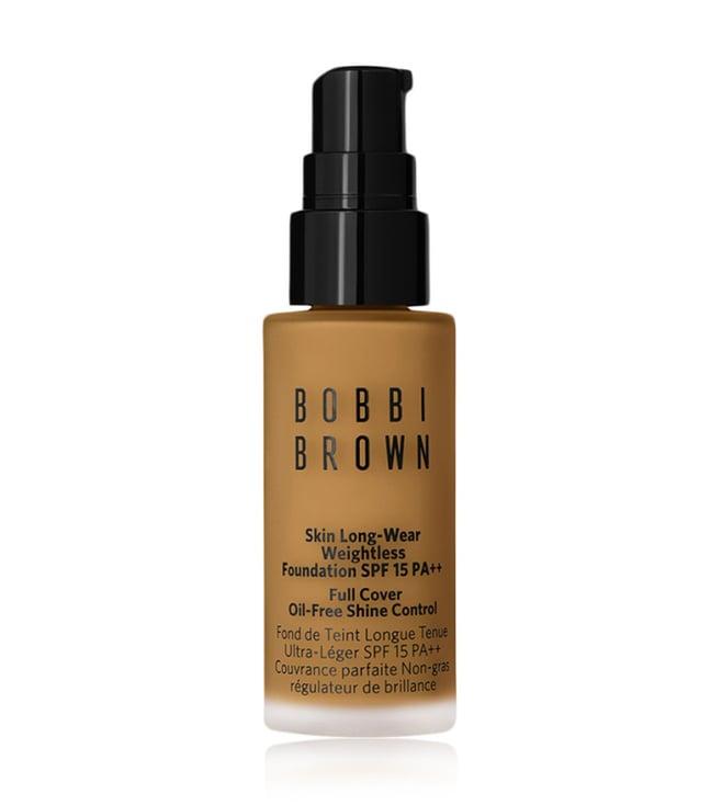 bobbi brown mini skin long-wear weightless foundation warm honey - 13 ml