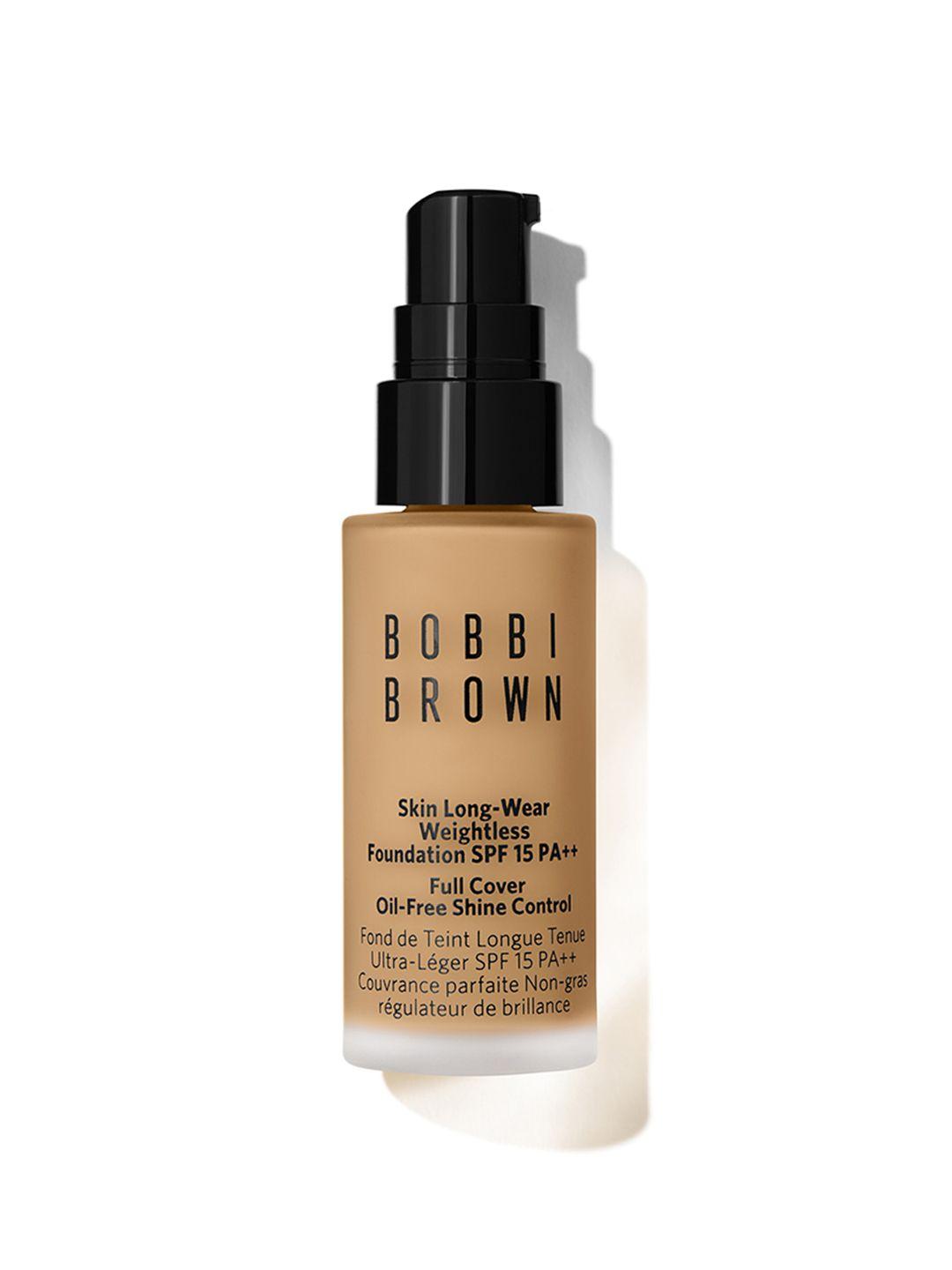 bobbi brown mini spf 15 pa++ skin long wear weightltess foundation 13 ml - warm beige