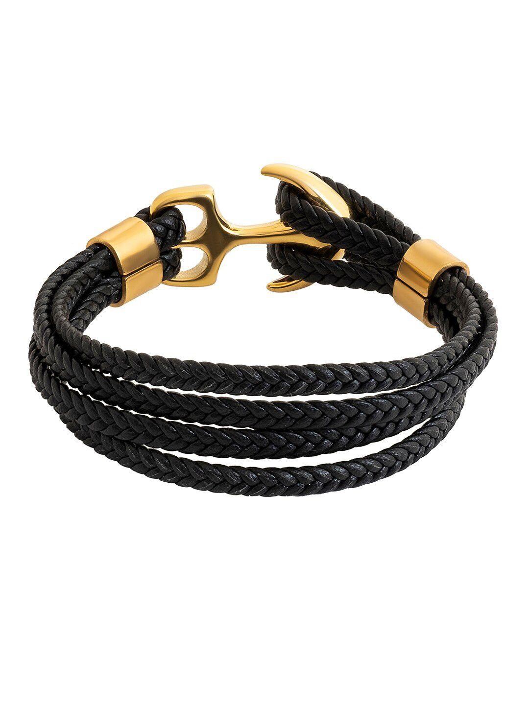 bodha leather multistrand bracelet