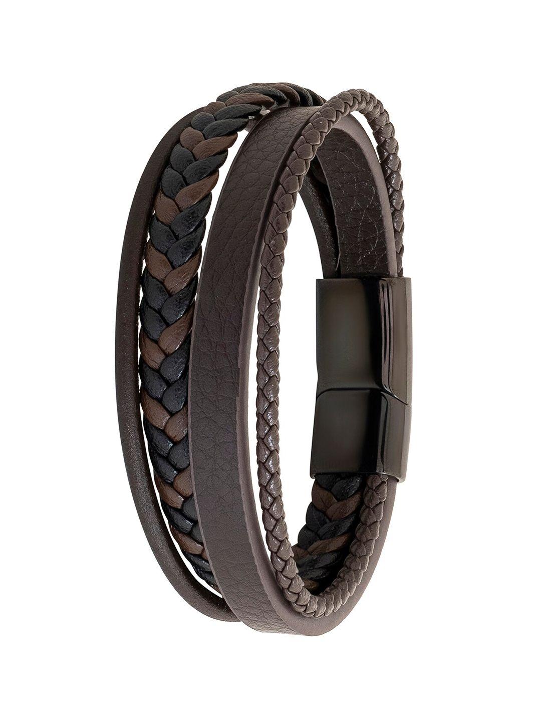bodha leather multistrand bracelet