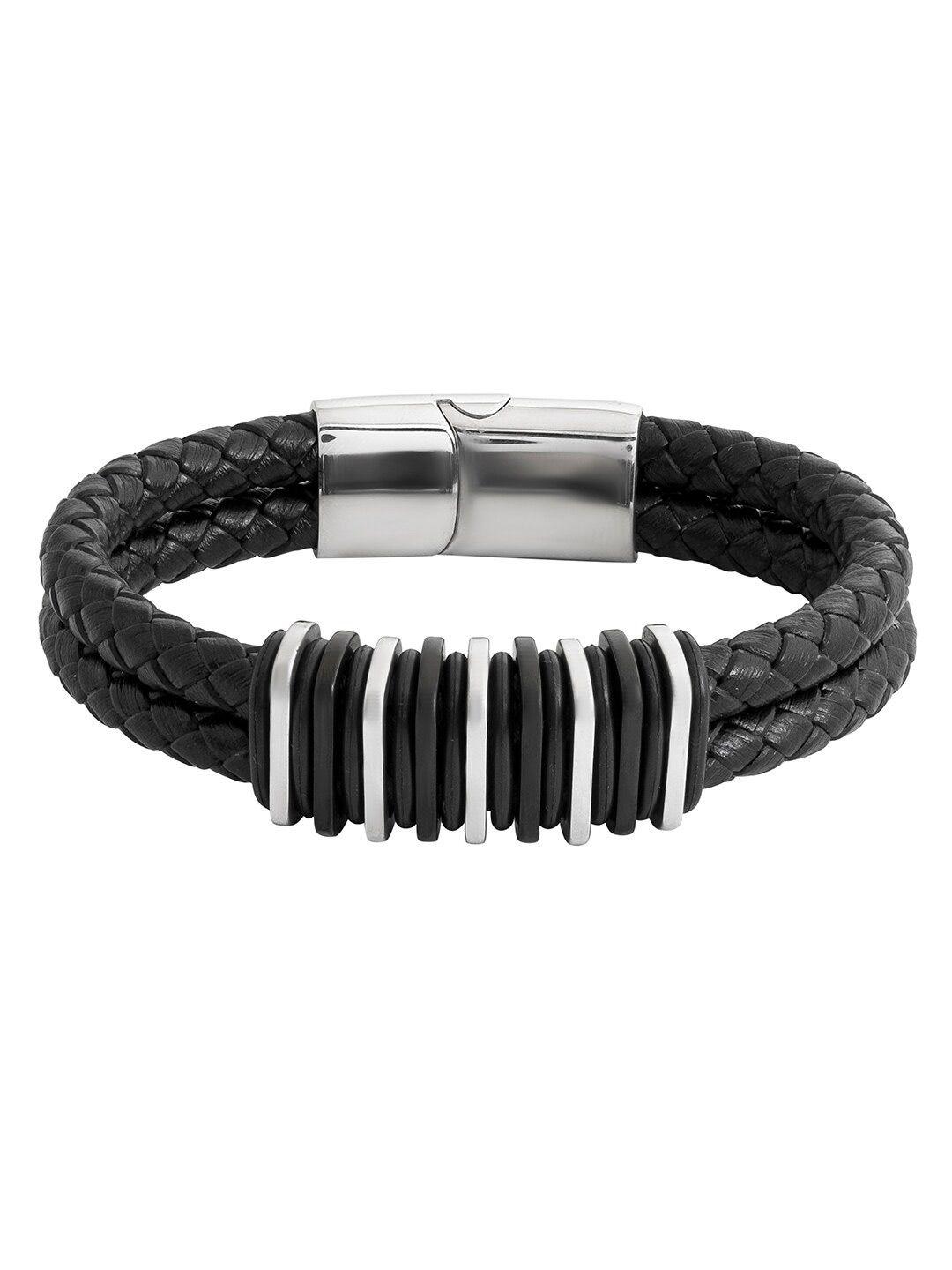 bodha leather wraparound bracelet