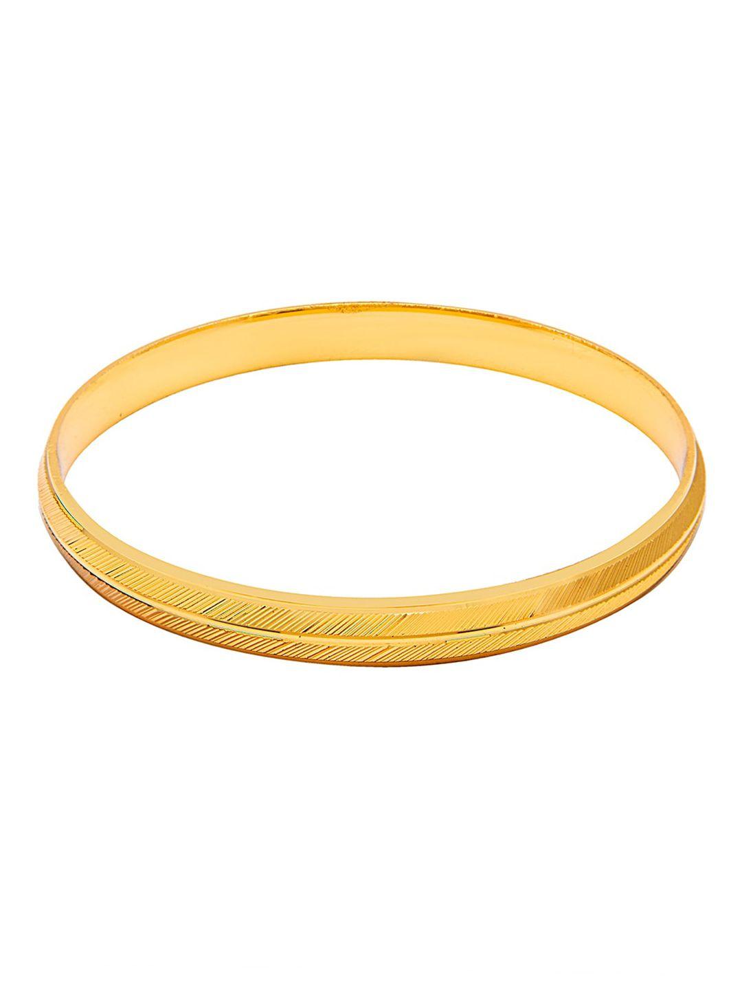 bodha men gold-plated kada bracelet