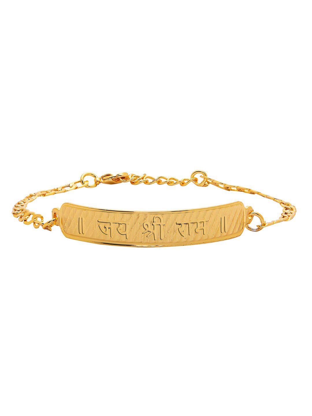 bodha men gold-plated link bracelet