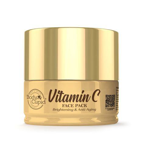 body cupid vit c face pack with kakadu plum and mulberry extract - brightening and anti aging - no sulphates, parabens, mineral oil - ((100 ml))