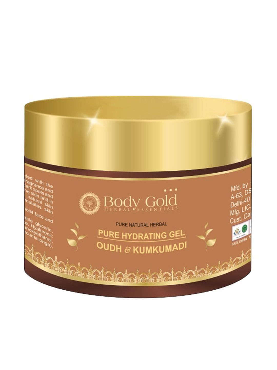 body gold pure hydrating gel with oudh & kumkumadi 45 g