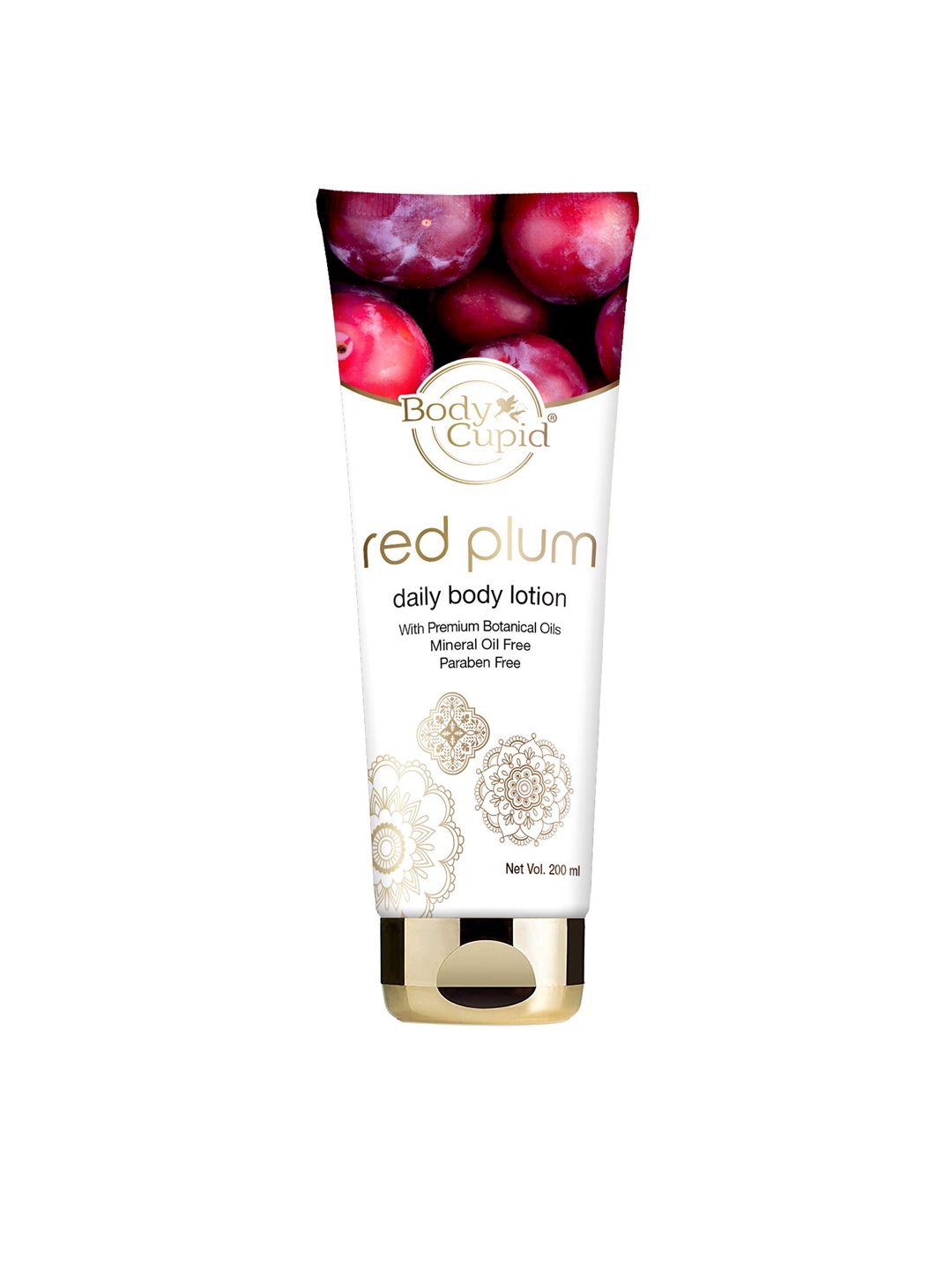 body cupid red plum daily body lotion with premium botanical oils - 200 ml