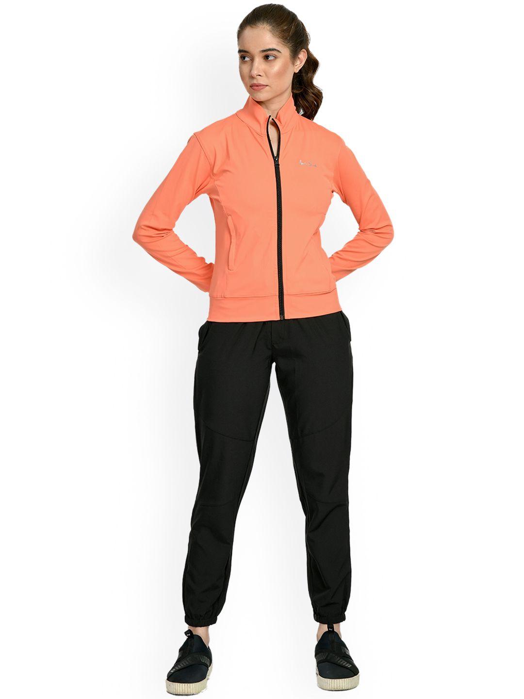 body smith mock collar long sleeves dry fit training or gym sporty jacket