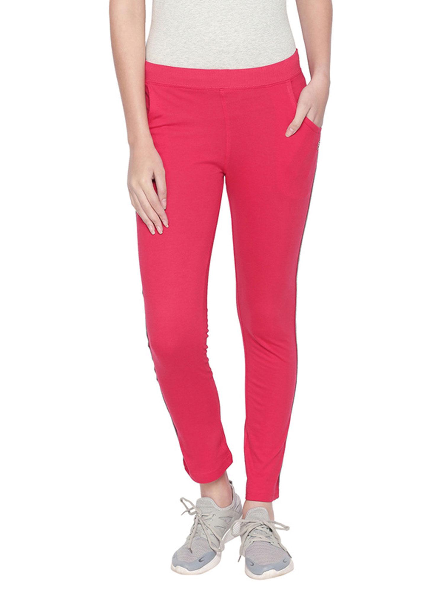 bodyactive dark pink color women's active pant