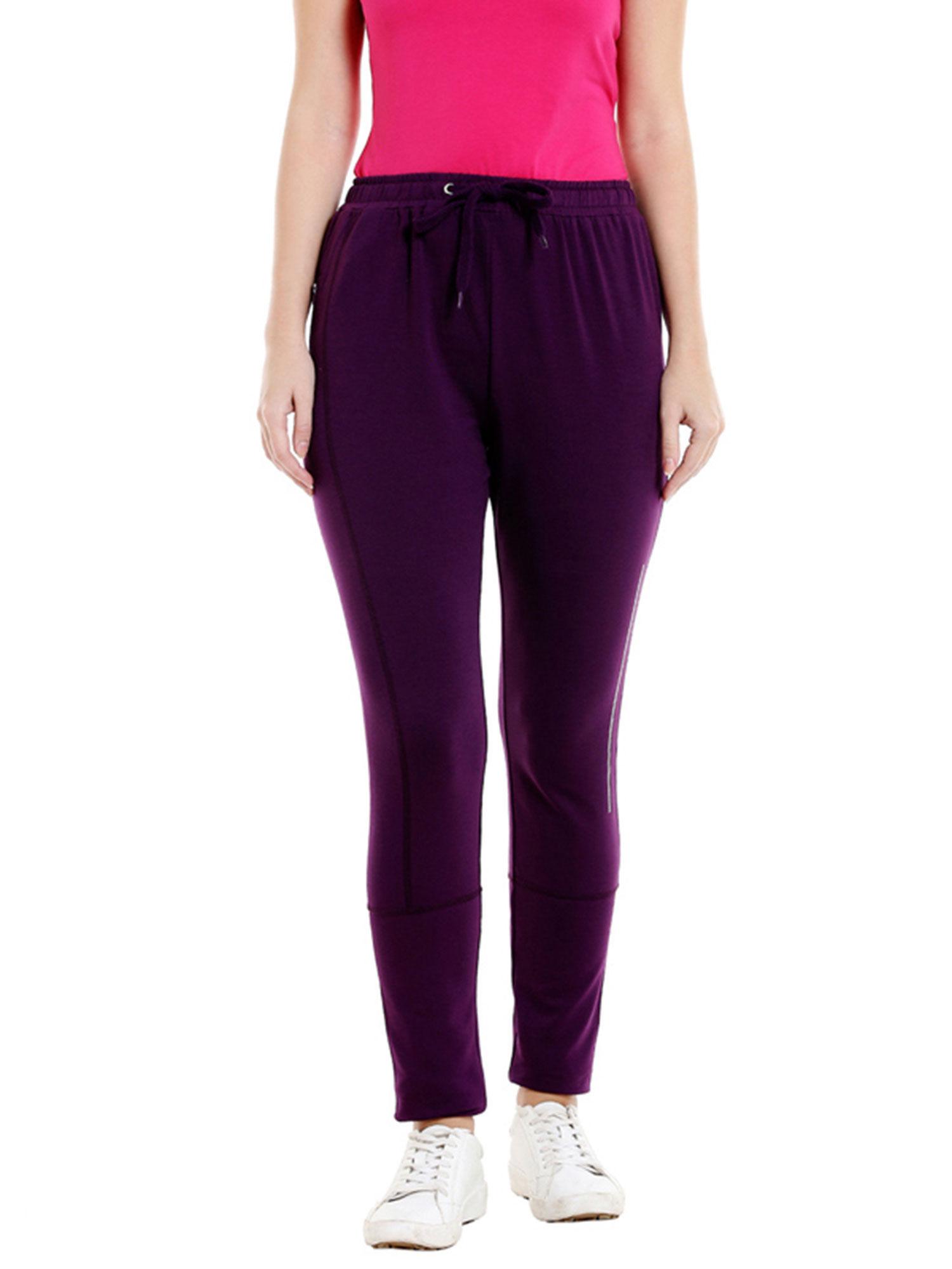 bodyactive dark purple color women's active pant