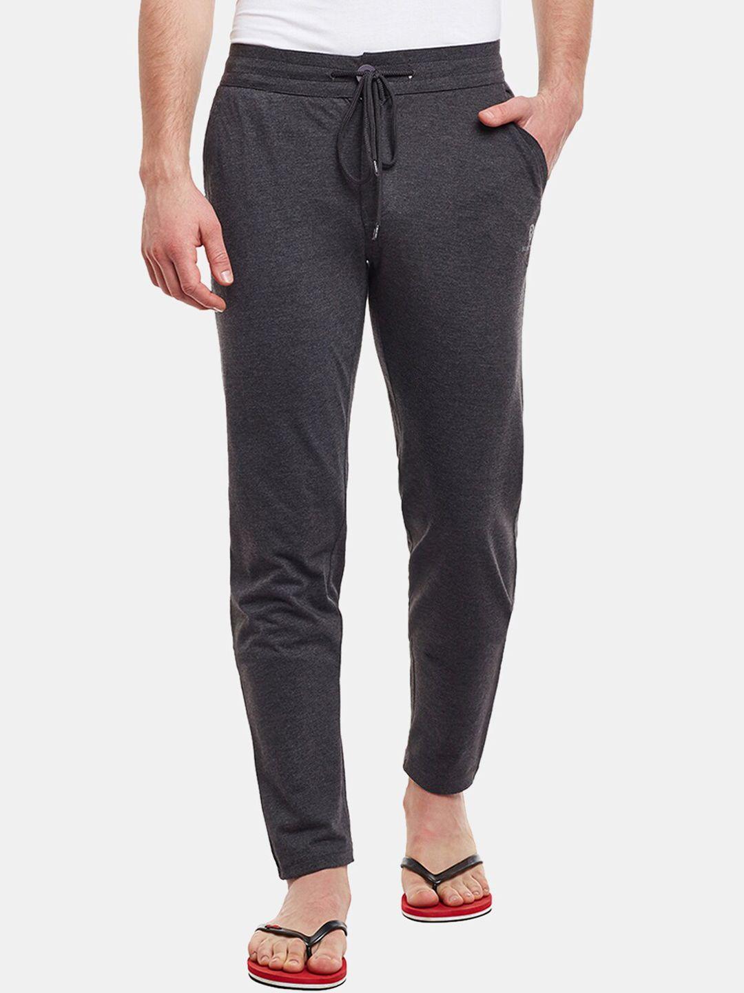 bodyactive men mid-rise cotton lounge pants