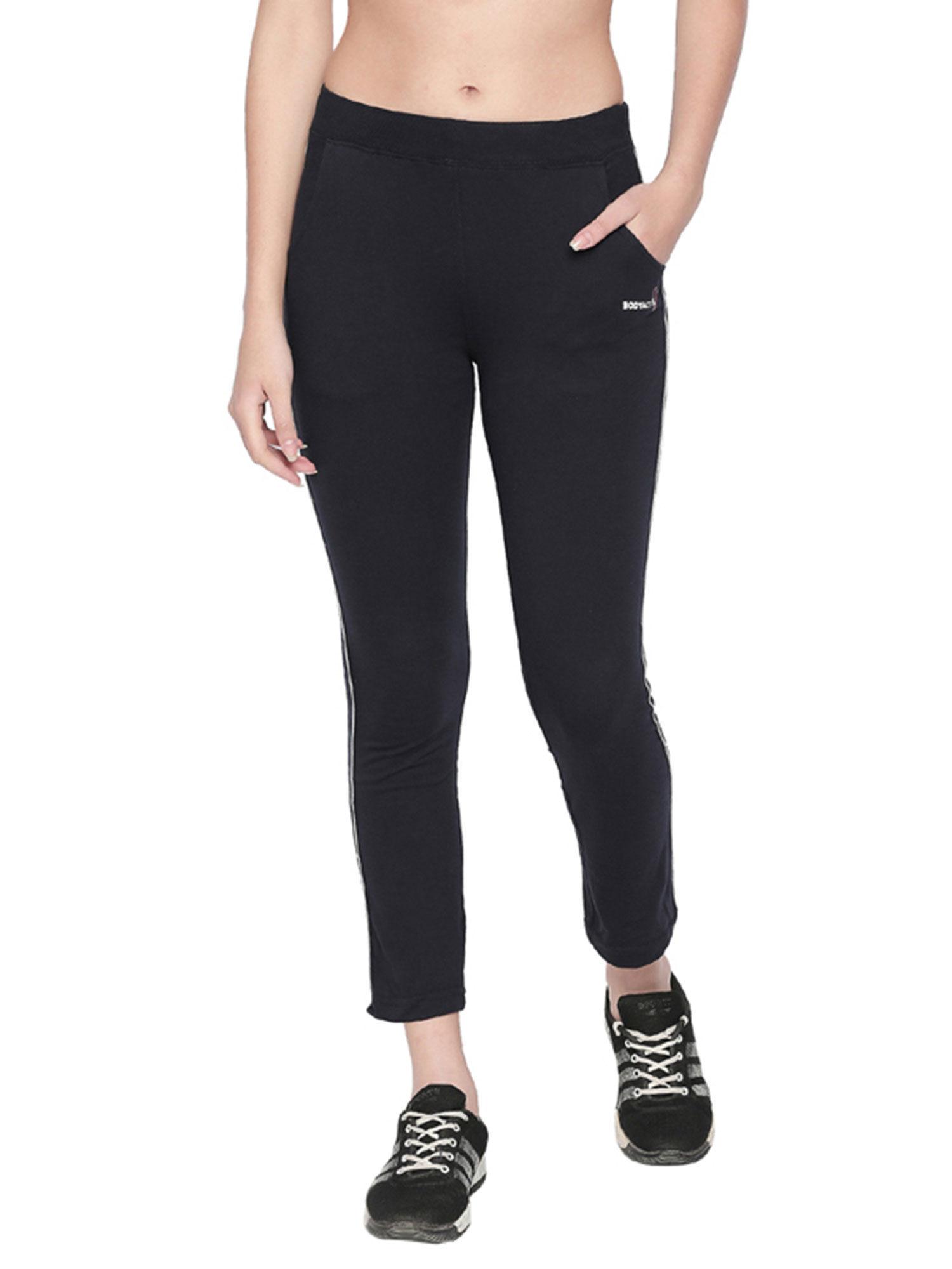 bodyactive navy blue color women's active pant