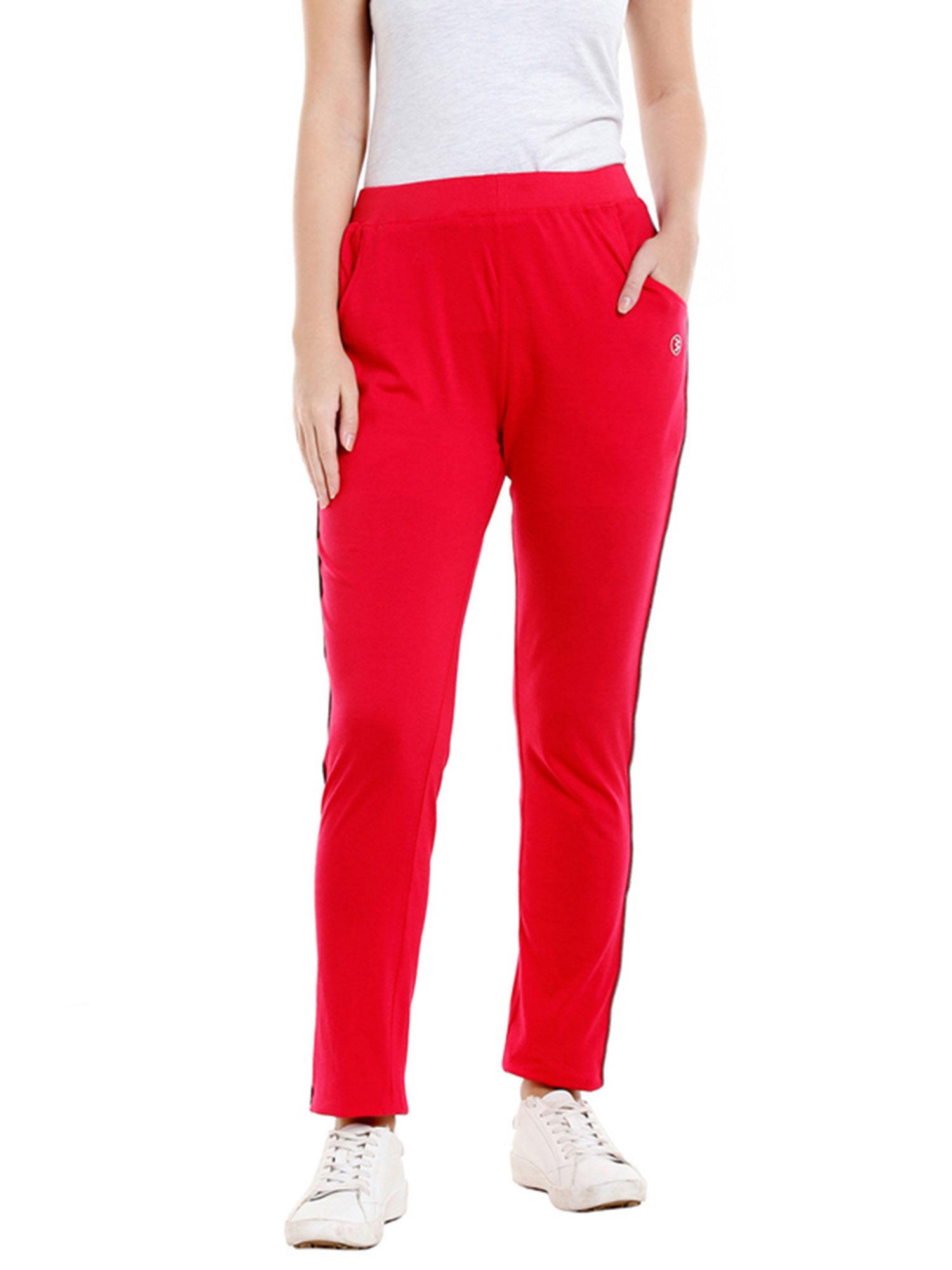 bodyactive red color women's active pant