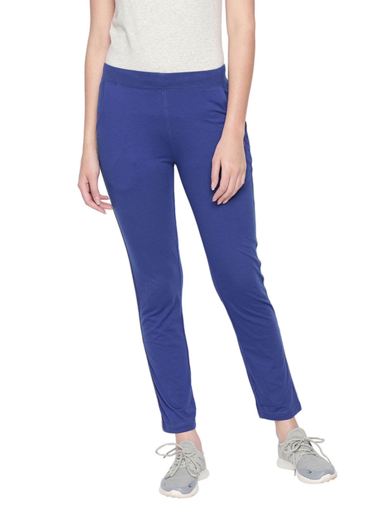 bodyactive royal blue color women's active pant