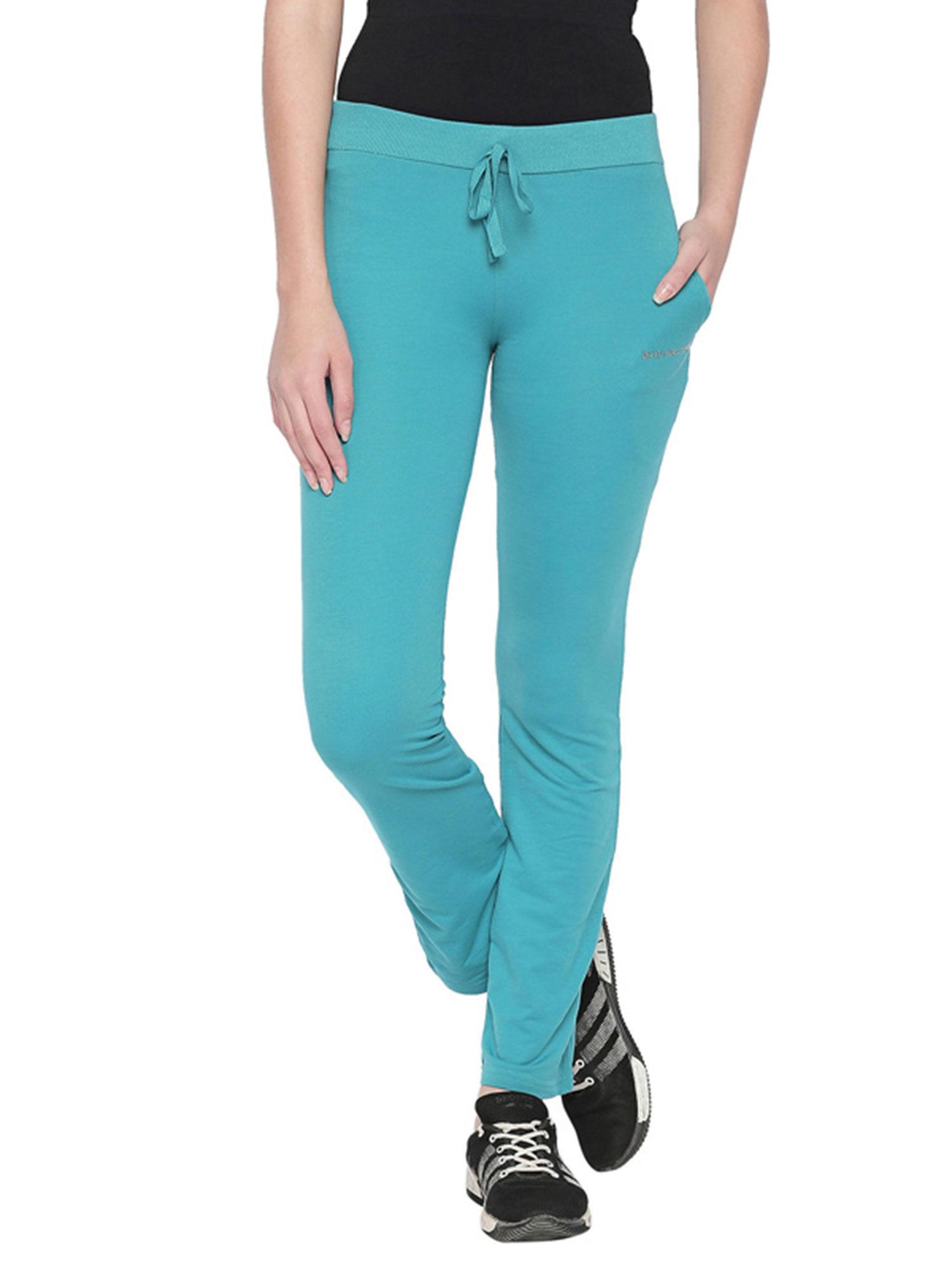 bodyactive turquoise color women's track pant