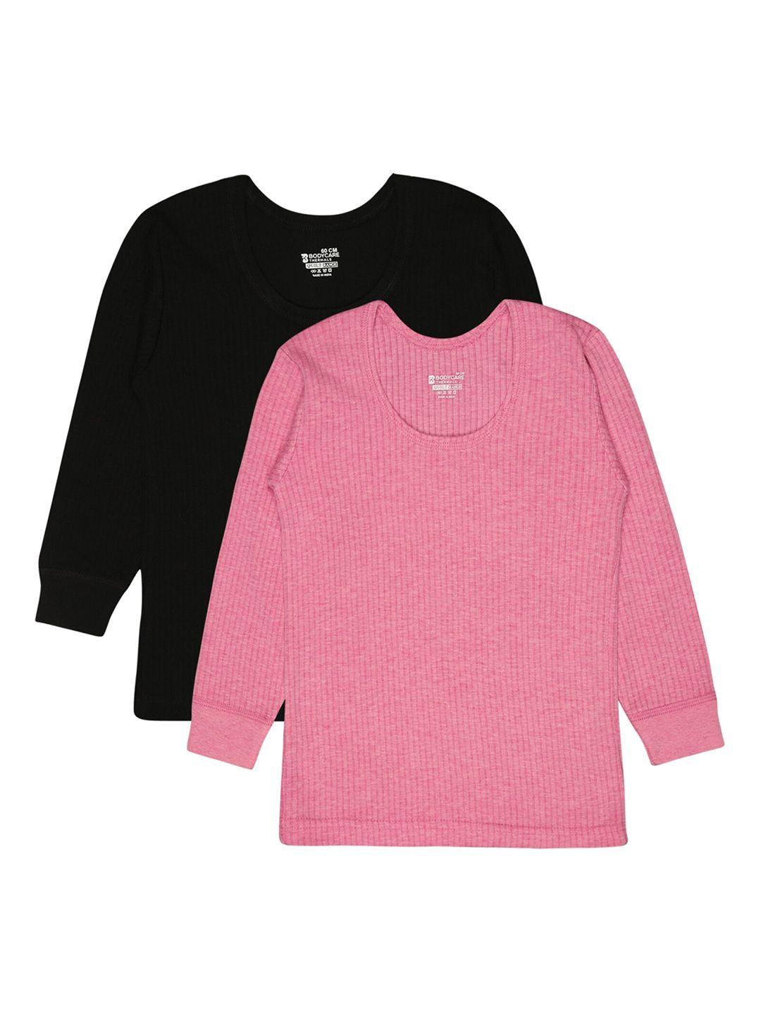 bodycare insider kids pack of 2 ribbed thermal tops