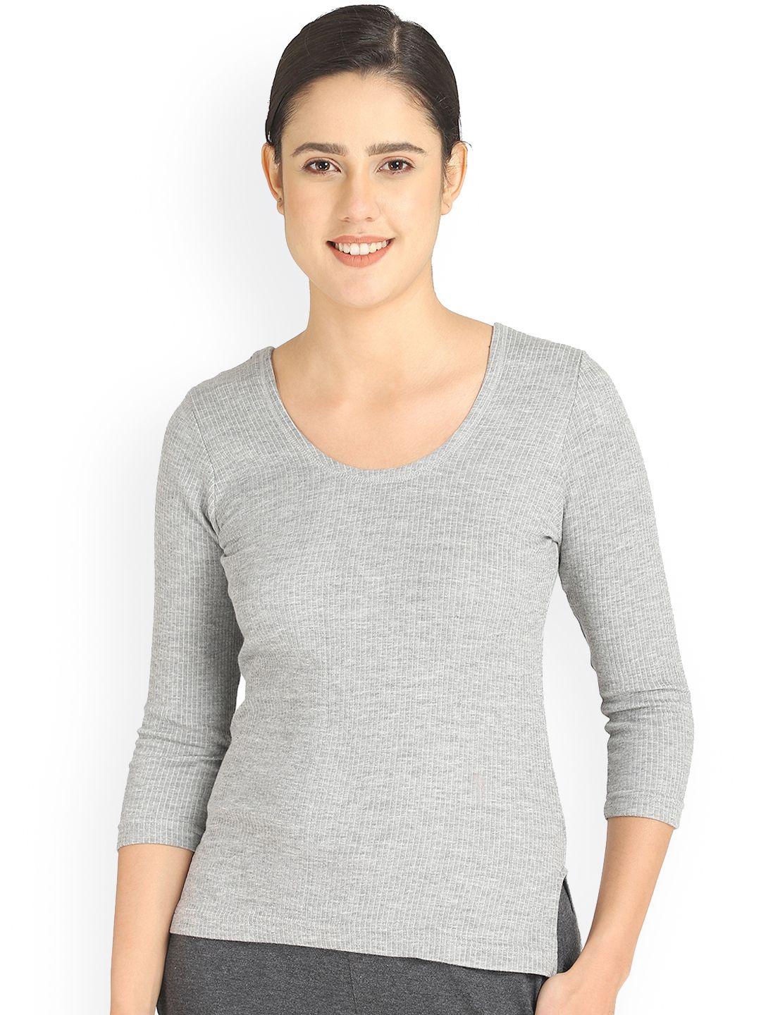 bodycare insider round neck cotton thermal top