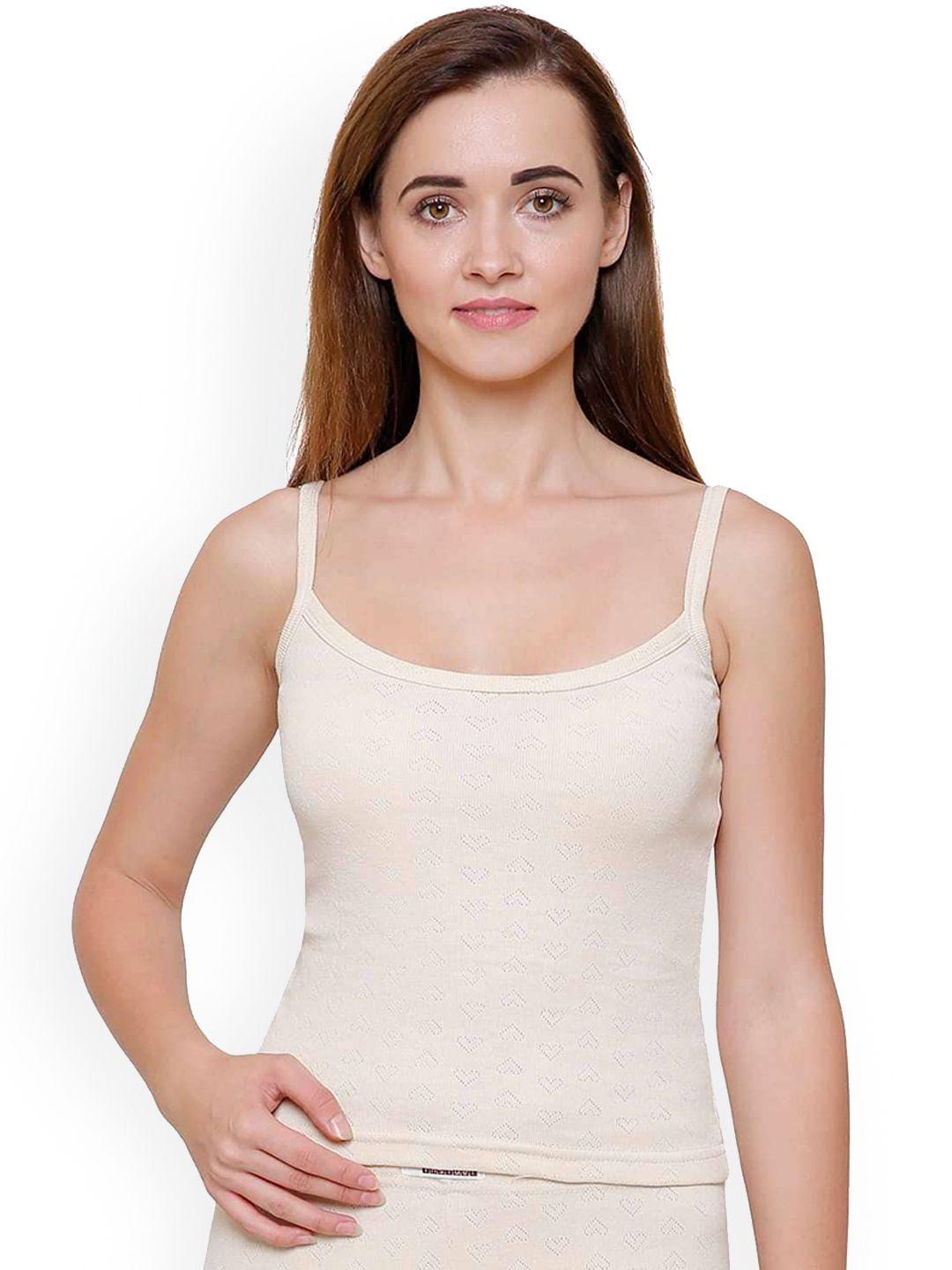 bodycare insider self design round neck wool thermal top