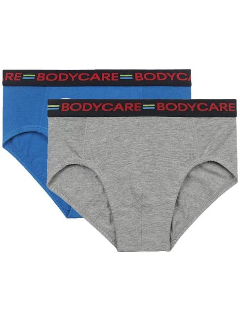 bodycare kids assorted solid briefs (pack of 2)