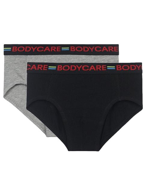 bodycare kids assorted solid briefs (pack of 2)