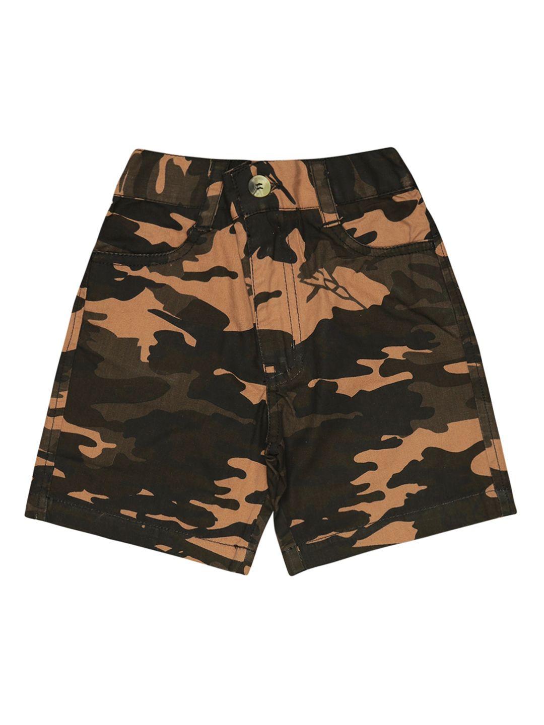 bodycare kids boys camouflage printed cotton shorts