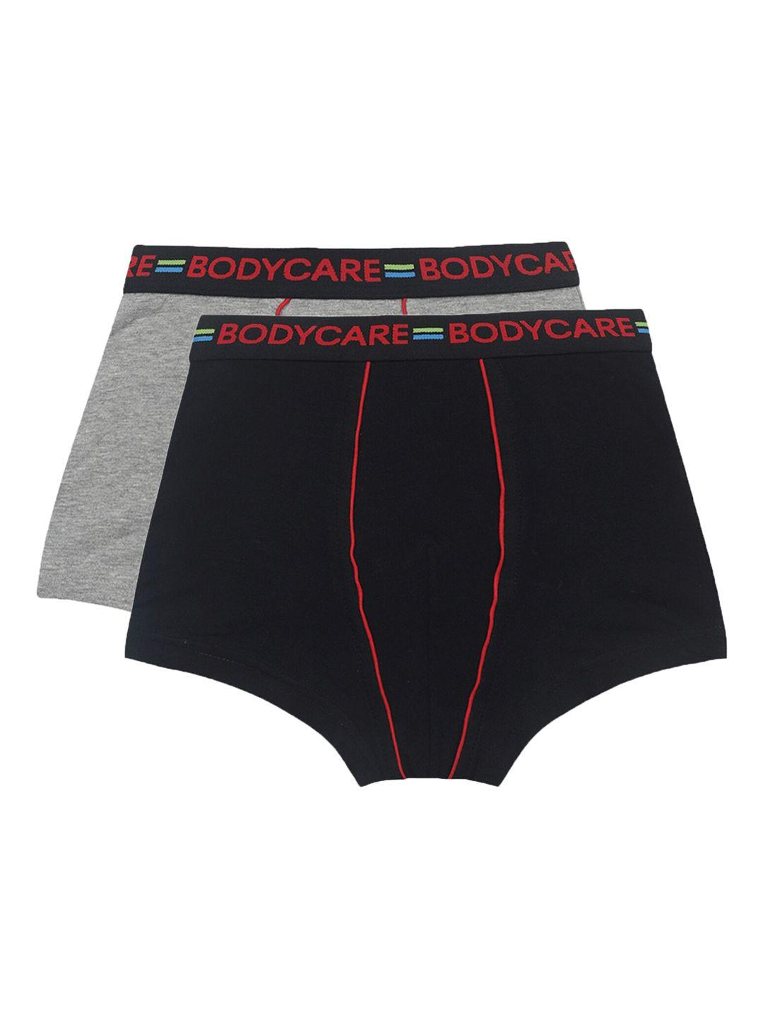 bodycare kids boys pack of 2 assorted cotton trunks kga2053a-60