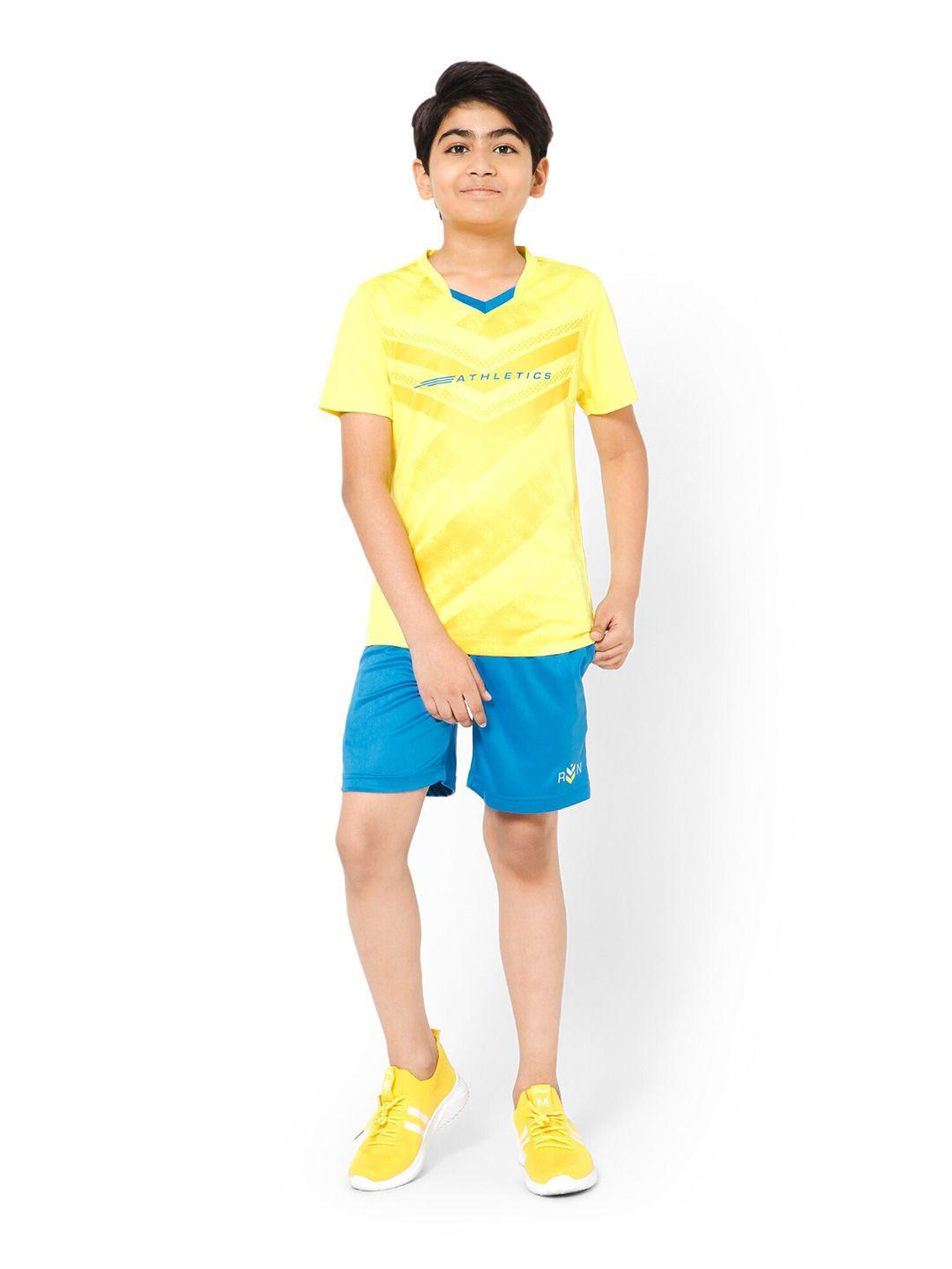 bodycare kids boys printed t-shirt with shorts