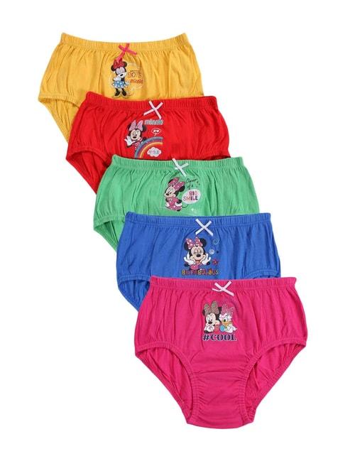 bodycare kids multicolor printed panties - pack of 5