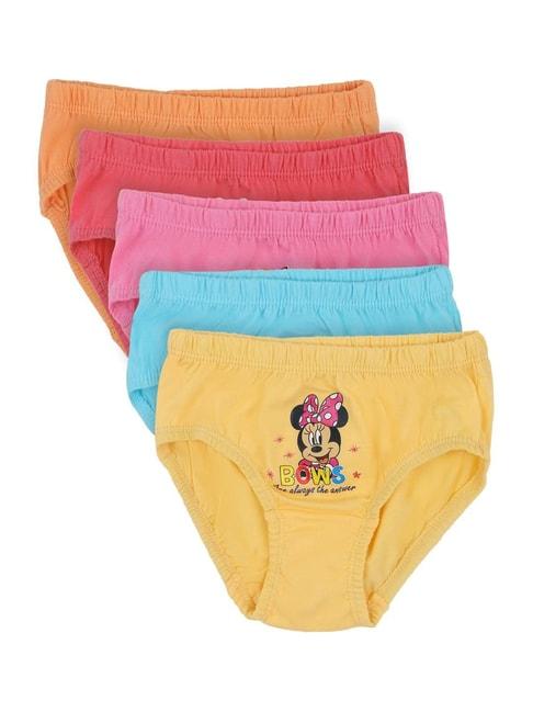 bodycare kids multicolored cotton printed panty (pack of 5)