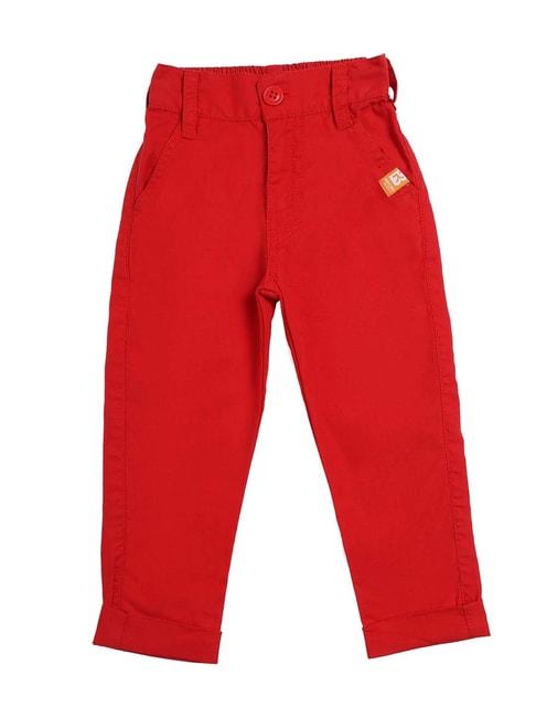 bodycare kids red cotton pants