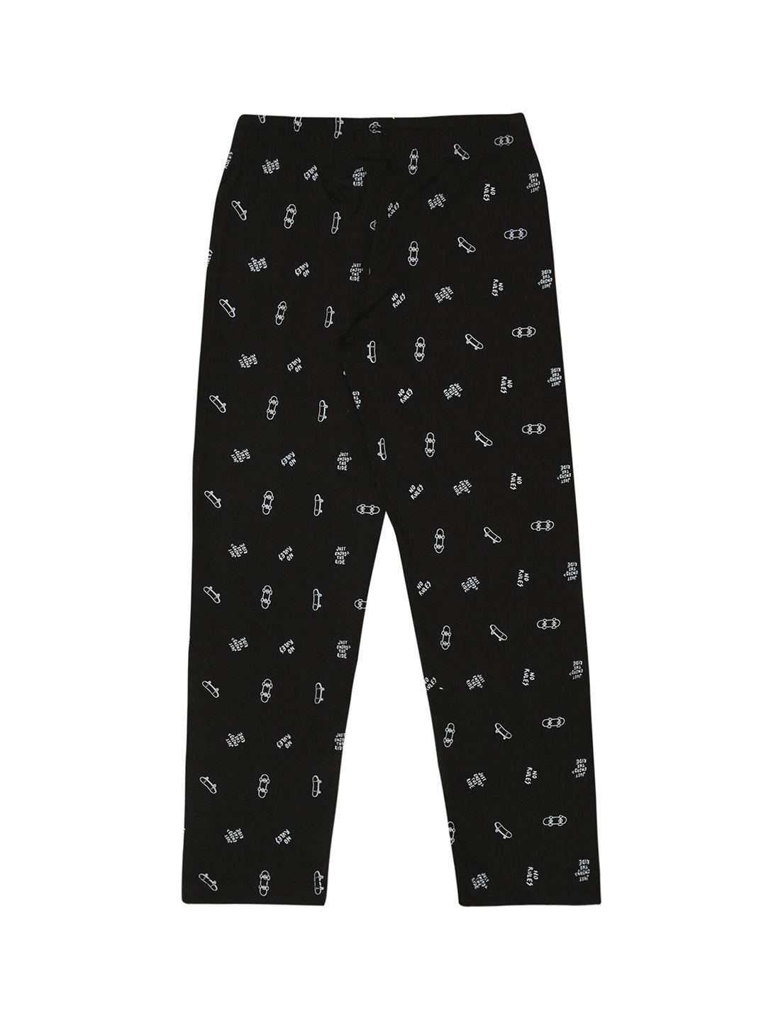 bodycare boys printed mid rise cotton lounge pant