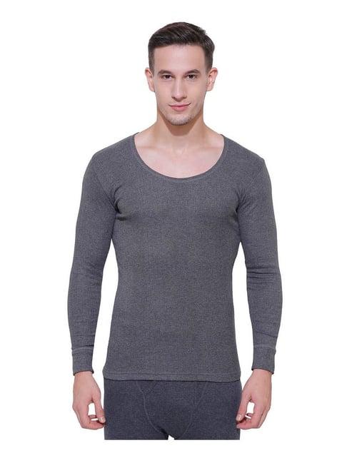 bodycare insider grey melange regular fit thermal top