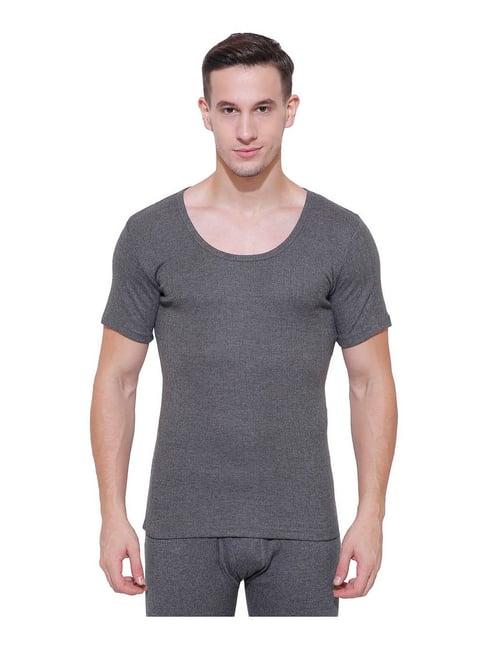 bodycare insider grey melange regular fit thermal top