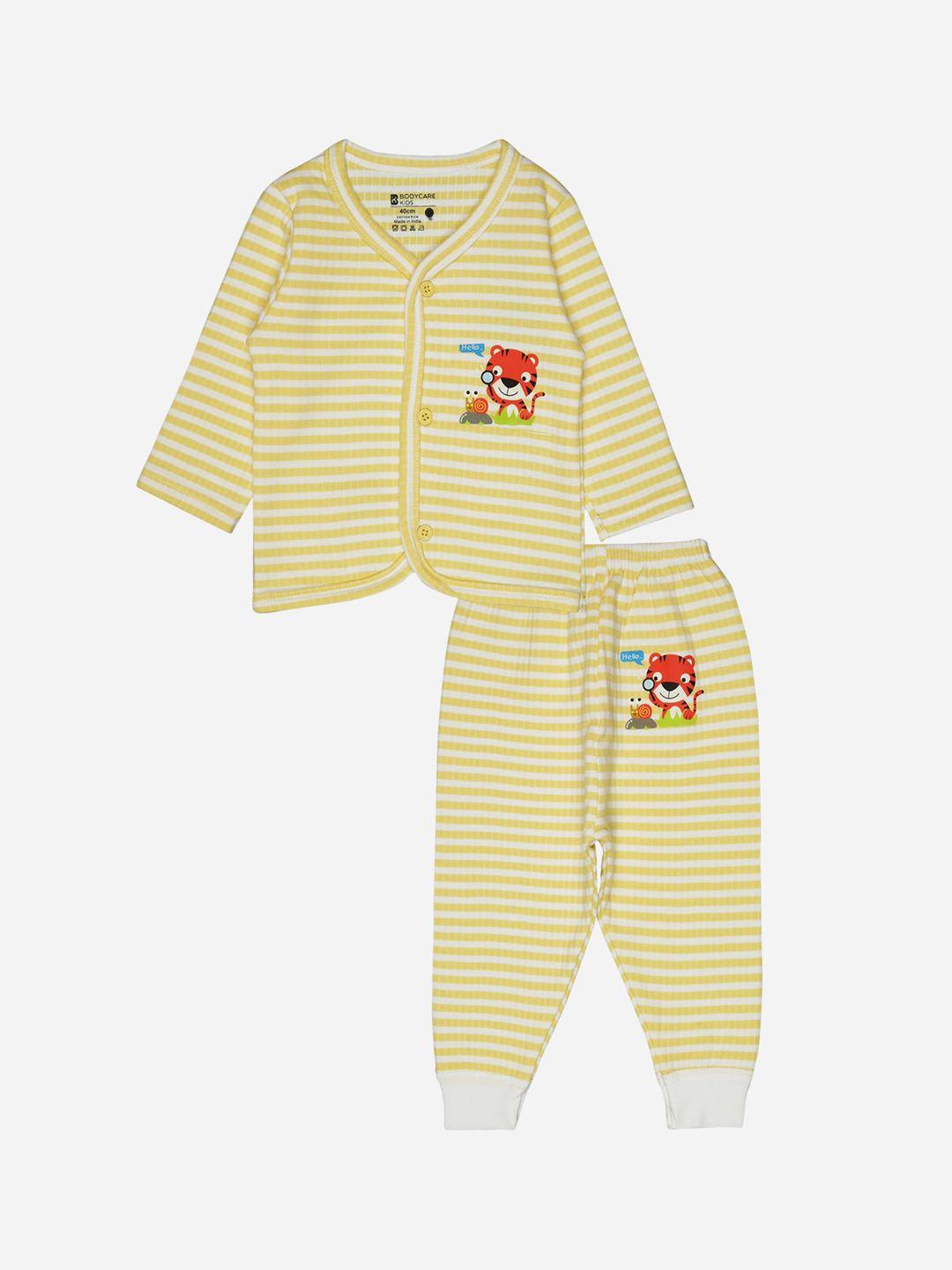 bodycare insider infants striped cotton thermal set