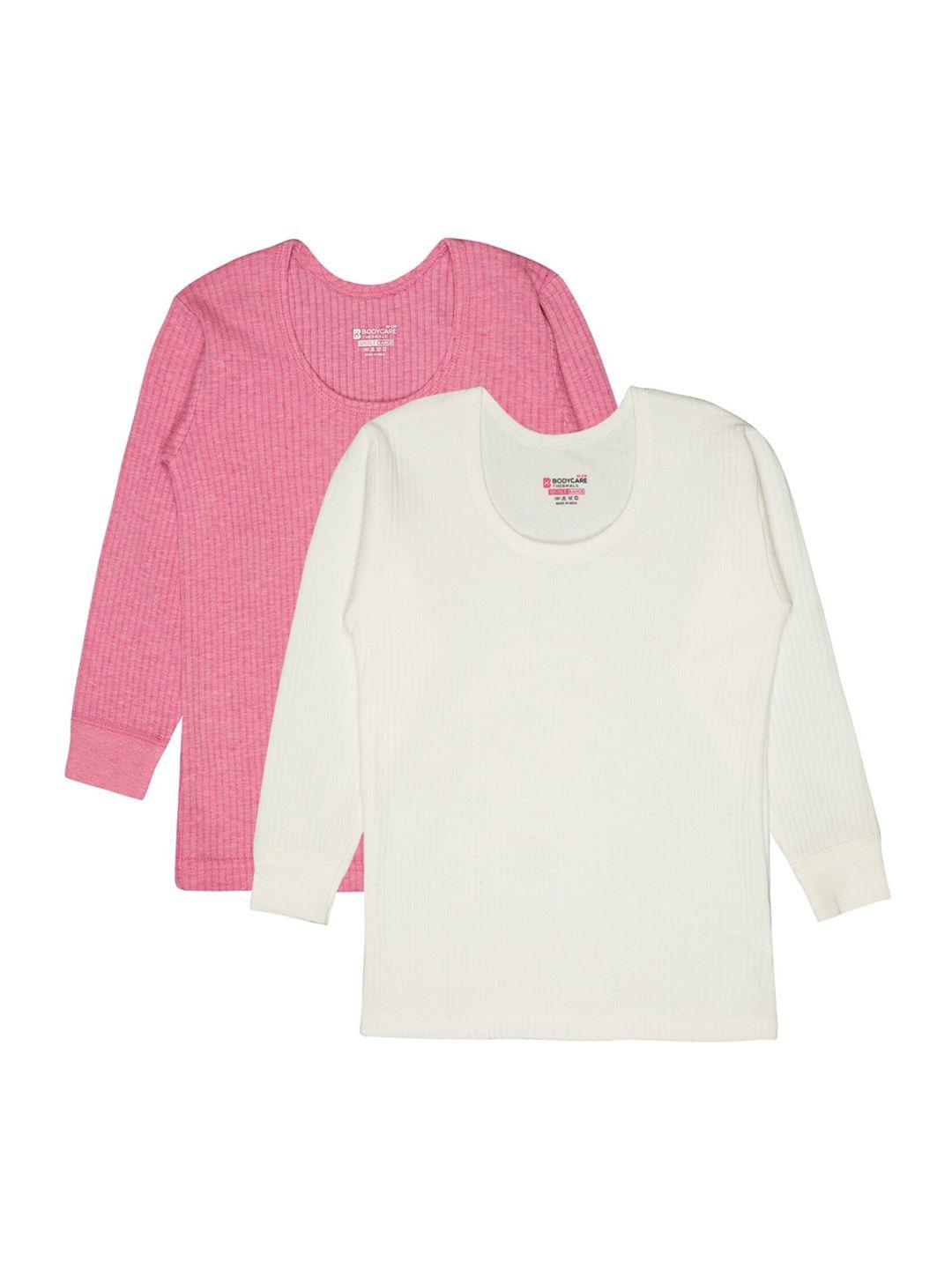 bodycare insider kids pack of 2 ribbed thermal tops