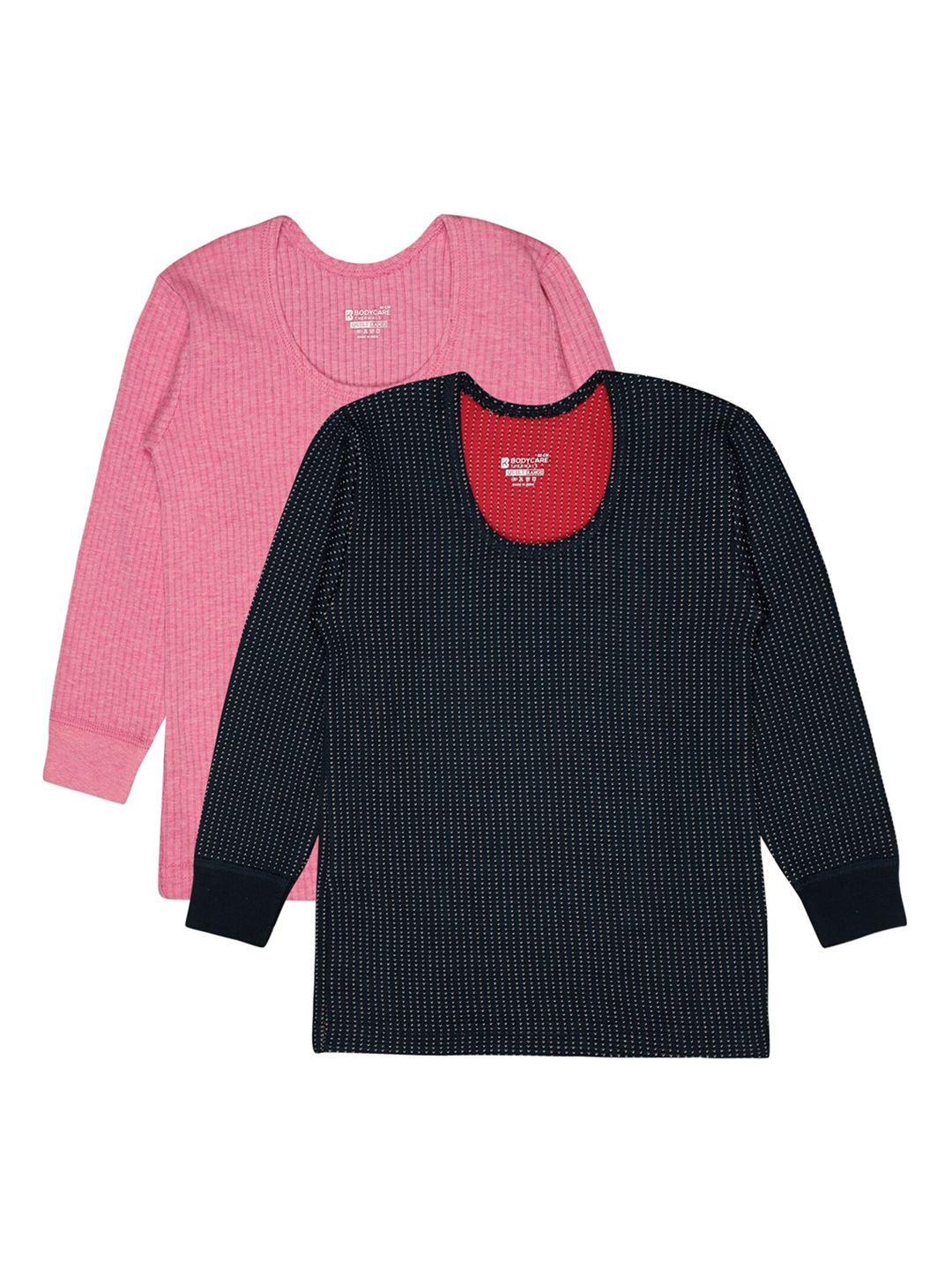 bodycare insider kids pack of 2 round neck thermal tops
