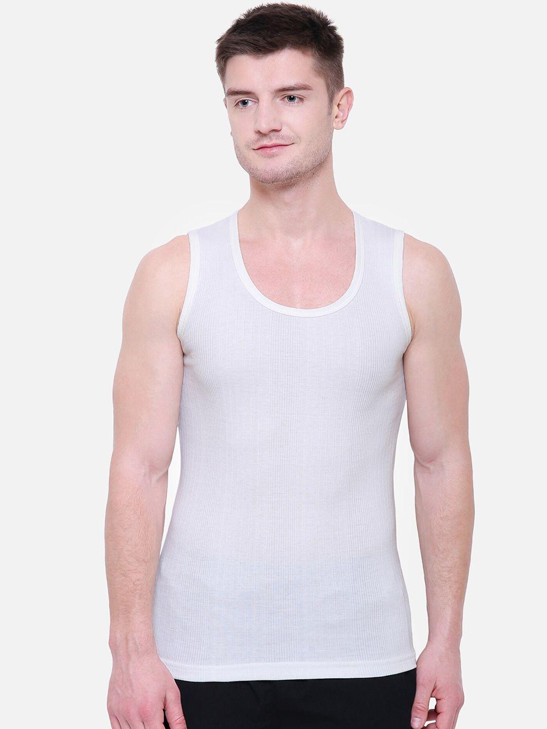 bodycare insider men off white solid slim-fit thermal t-shirt