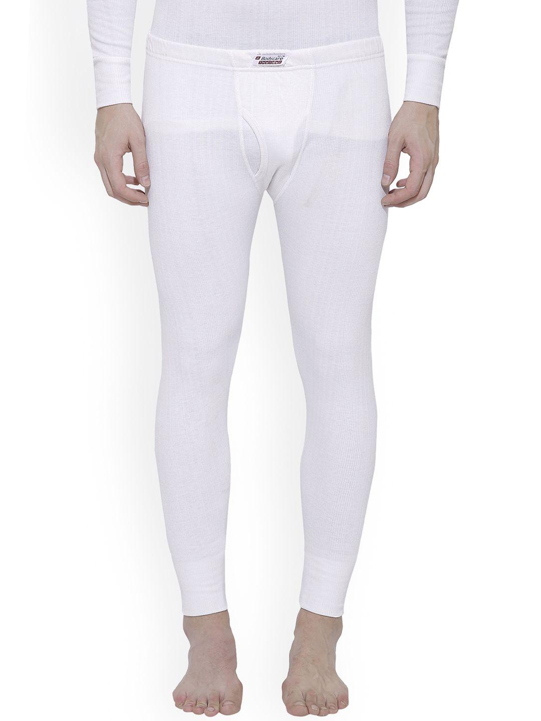 bodycare insider men white solid thermal bottoms