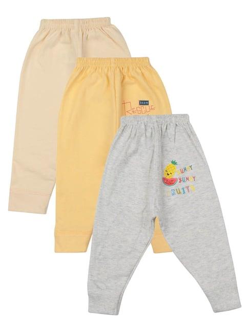 bodycare kids assorted solid pyjamas (pack of 3)
