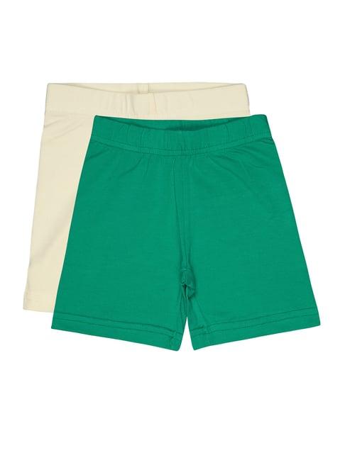bodycare kids assorted solid shorts (pack of 2)
