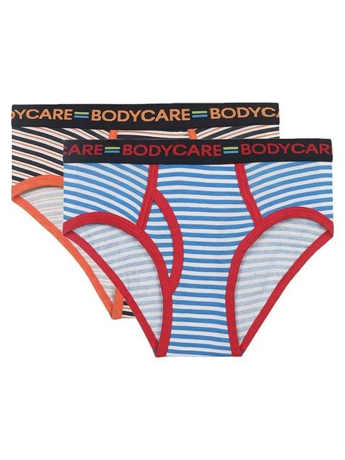 bodycare kids assorted striped briefs (pack of 2)