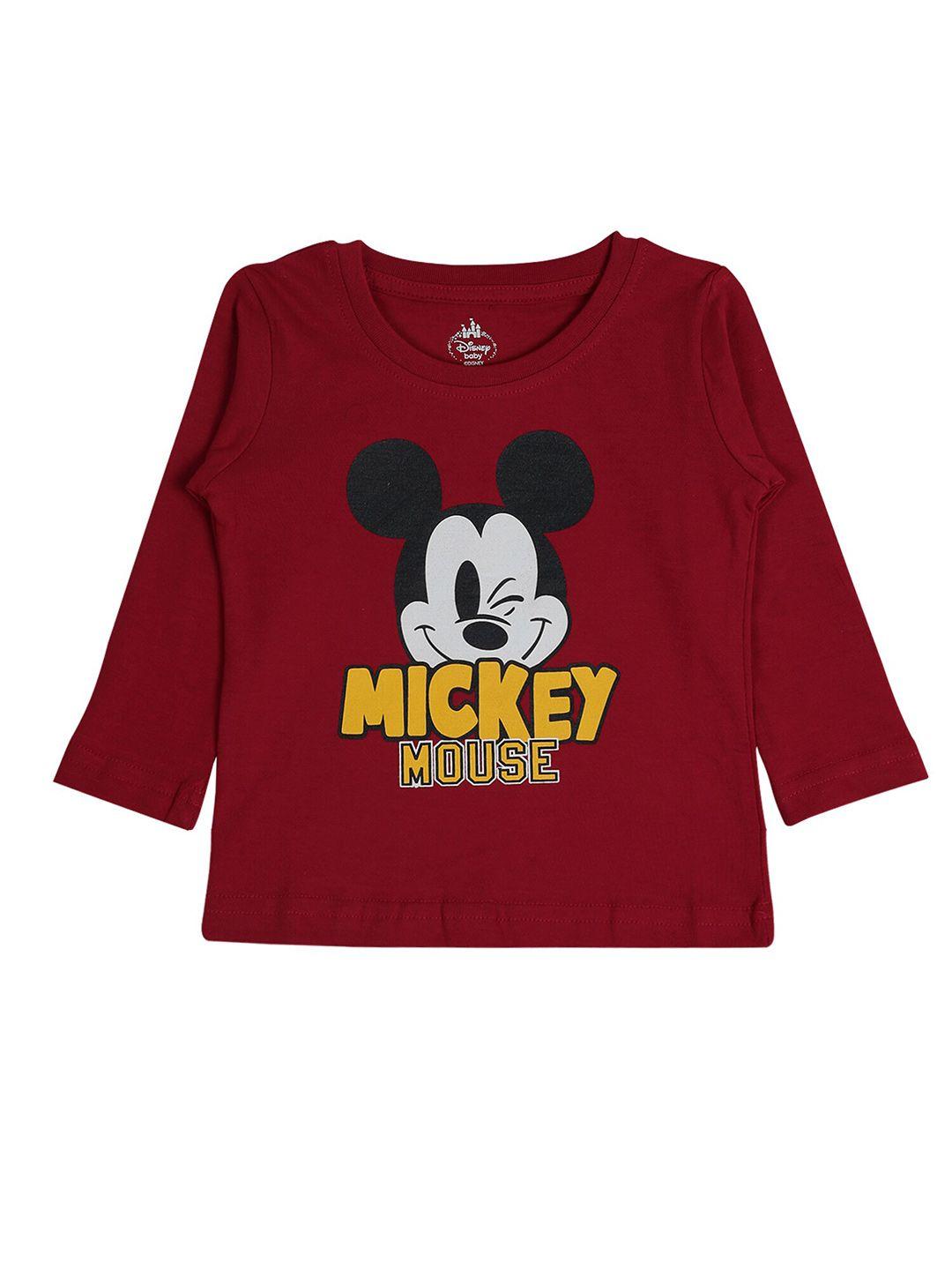 bodycare kids boys mickey mouse printed cotton t-shirt