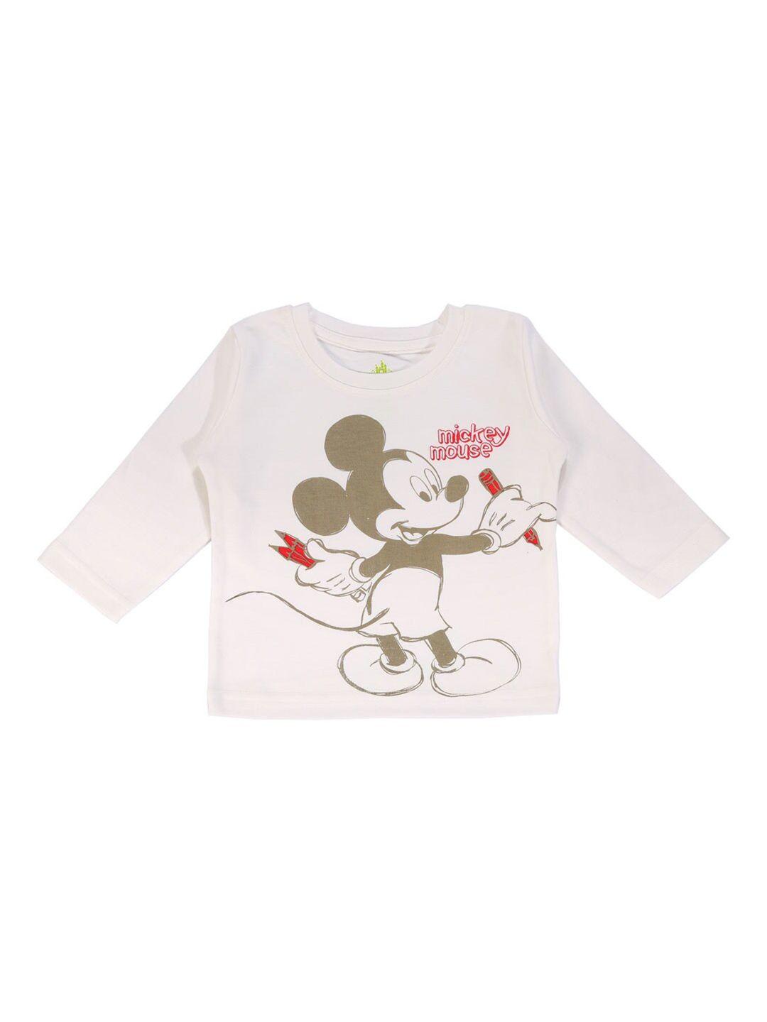 bodycare kids boys mickey mouse printed cotton t-shirt