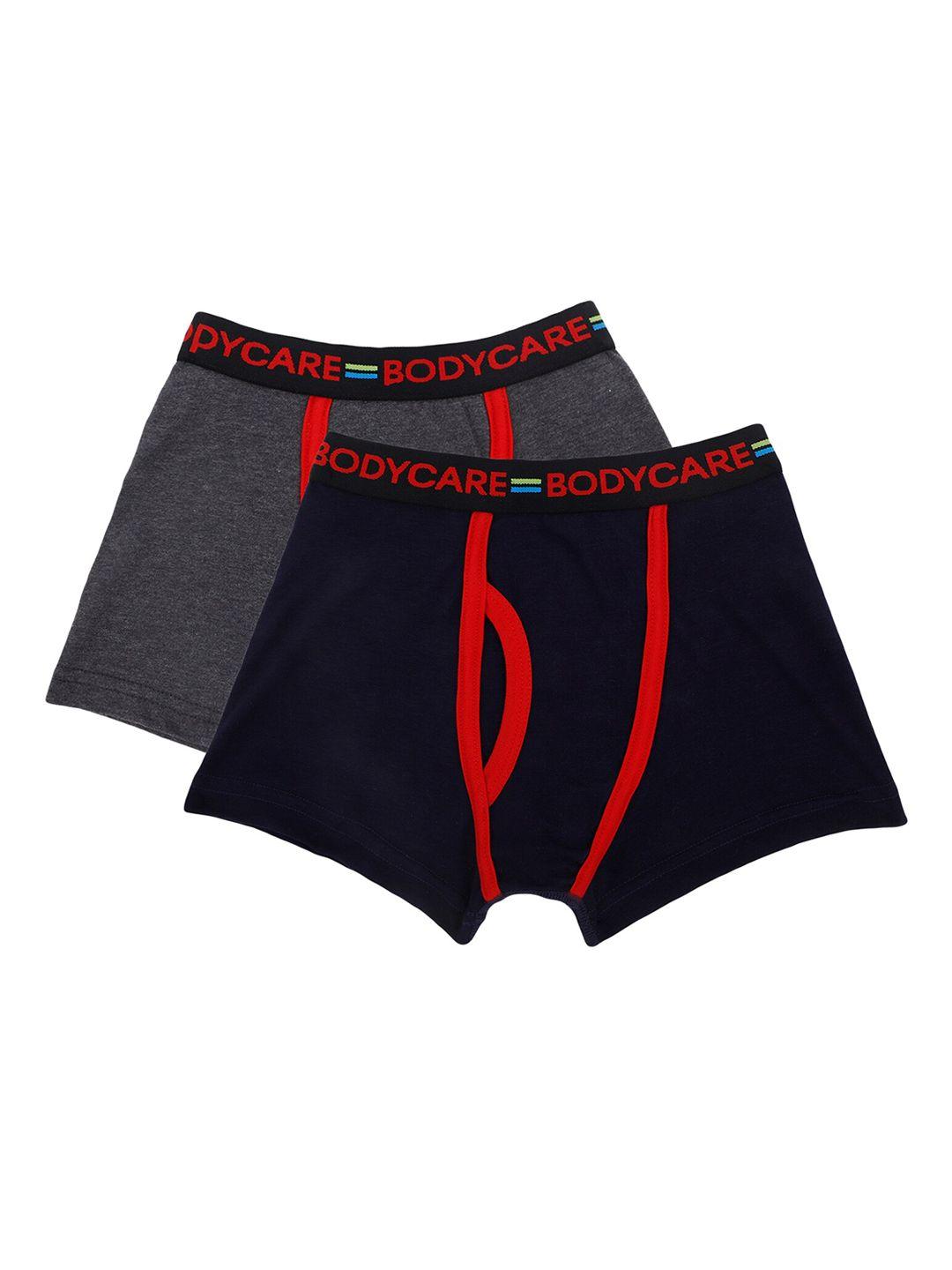 bodycare kids boys pack of 2 assorted cotton trunk