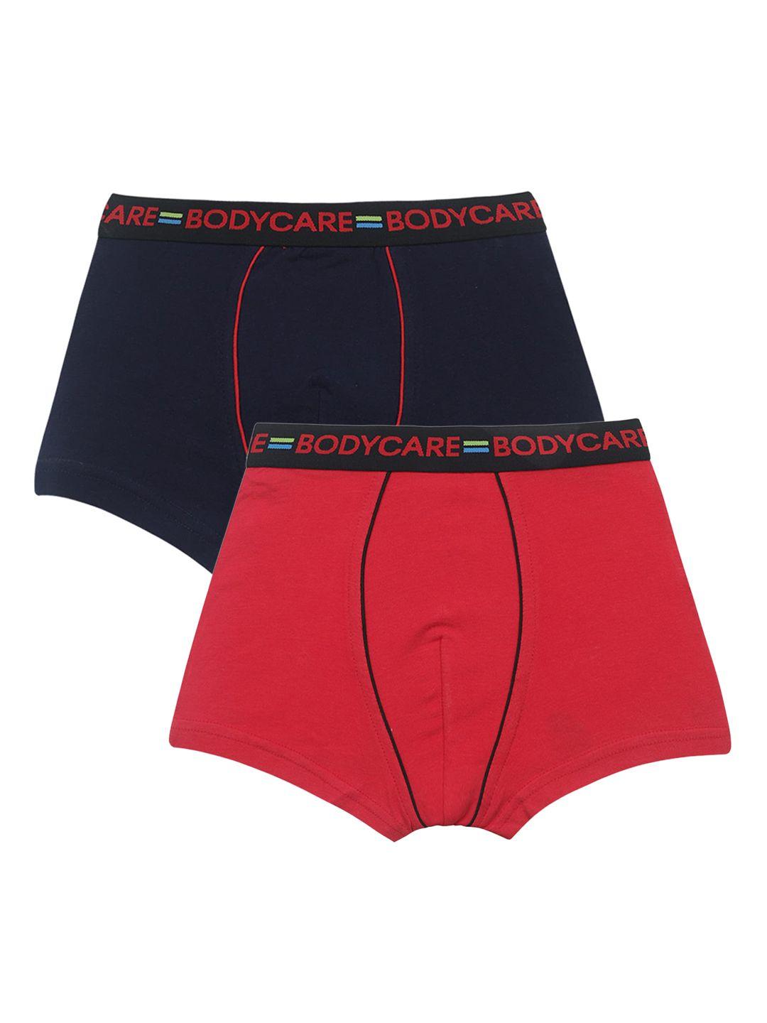 bodycare kids boys pack of 2 assorted cotton trunks kga2053c-80