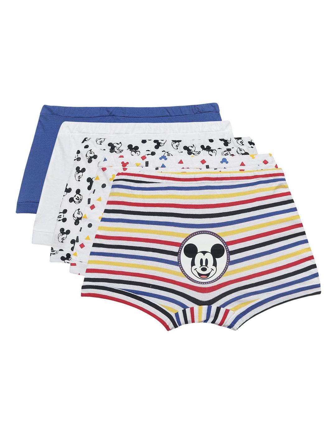bodycare kids boys pack of 5 assorted mickey & friends printed trunks iiby1569-pk001